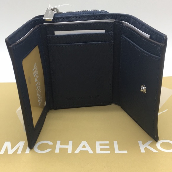 MICHAEL KORS SM MF ZA WALLET NAVY 35H9GTVZ5L - Picture 7 of 8